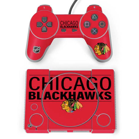 NHL Chicago Blackhawks Lineup PlayStation Classic Bundle Skin