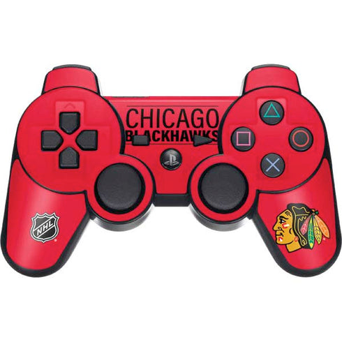NHL Chicago Blackhawks Lineup PS3 Dual Shock wireless controller Skin
