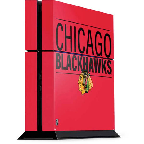 NHL Chicago Blackhawks Lineup PS4 Console Skin