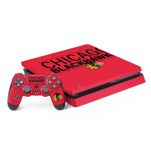 NHL Chicago Blackhawks Lineup PS4 Slim Bundle Skin