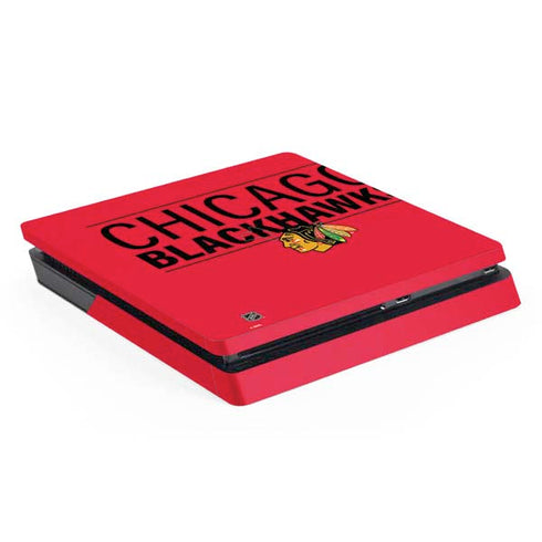 NHL Chicago Blackhawks Lineup PS4 Slim Skin