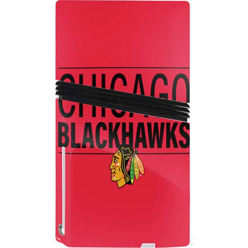 NHL Chicago Blackhawks Lineup PS5 Pro Disk Console Skin