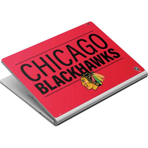 NHL Chicago Blackhawks Lineup Surface Book Skin