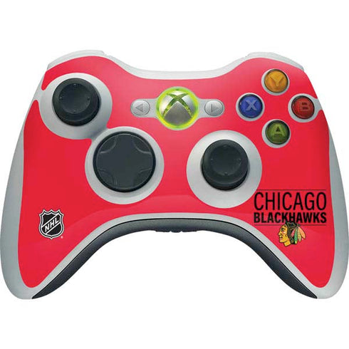 NHL Chicago Blackhawks Lineup Xbox 360 Wireless Controller Skin