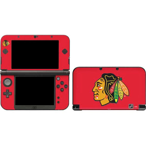 NHL Chicago Blackhawks Solid Background 3DS XL 2015 Skin