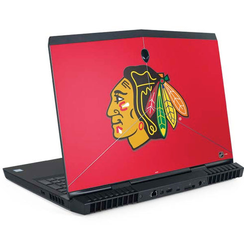 NHL Chicago Blackhawks Solid Background Dell Alienware Skin