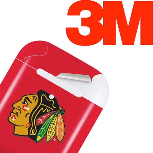 NHL Chicago Blackhawks Solid Background Apple AirPods Skin