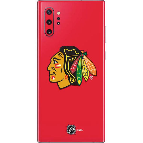 NHL Chicago Blackhawks Solid Background Galaxy Note 10 Plus Skin