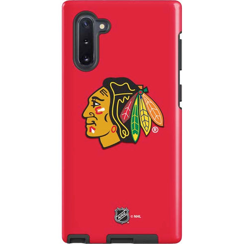 NHL Chicago Blackhawks Solid Background Galaxy Cases
