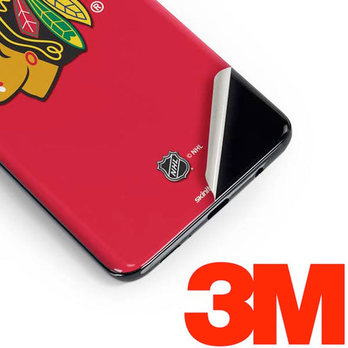 NHL Chicago Blackhawks Solid Background Galaxy S10 Skin