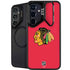 NHL Chicago Blackhawks Solid Background Galaxy S24 FE Kickstand Case