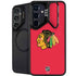 NHL Chicago Blackhawks Solid Background Galaxy S24 Plus Kickstand Case