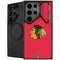NHL Chicago Blackhawks Solid Background Galaxy S24 Ultra Kickstand Case