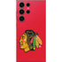NHL Chicago Blackhawks Solid Background Galaxy S25 Ultra Skin