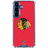 NHL Chicago Blackhawks Solid Background Galaxy S25 Clear Case