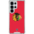 NHL Chicago Blackhawks Solid Background Galaxy S25 Ultra Clear Case
