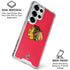 NHL Chicago Blackhawks Solid Background Galaxy S25 Ultra Clear Case