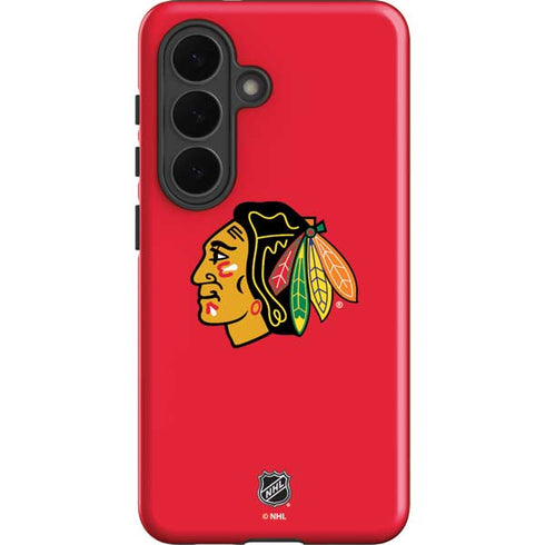 NHL Chicago Blackhawks Solid Background Galaxy S26 Impact Case