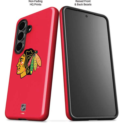 NHL Chicago Blackhawks Solid Background Galaxy S26 Plus Impact Case