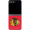 NHL Chicago Blackhawks Solid Background Galaxy Z Flip6 Skin