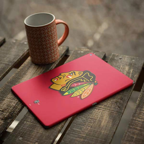NHL Chicago Blackhawks Solid Background iPad Skins