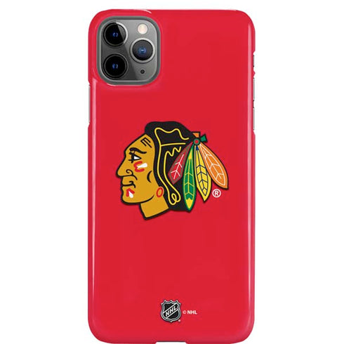 NHL Chicago Blackhawks Solid Background iPhone Cases