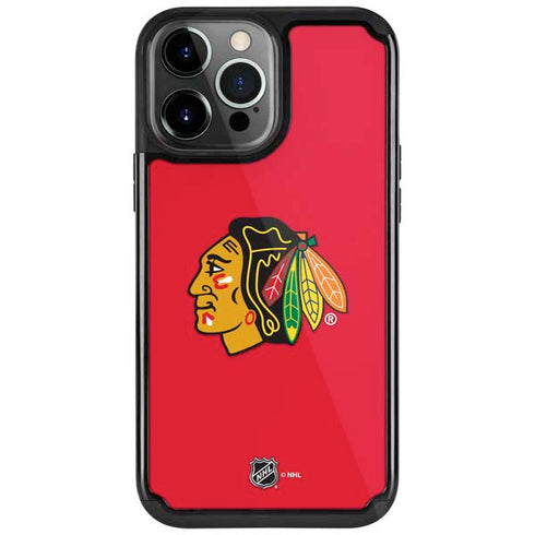 NHL Chicago Blackhawks Solid Background iPhone Cases