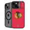 NHL Chicago Blackhawks Solid Background iPhone 15 Kickstand Case