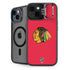 NHL Chicago Blackhawks Solid Background iPhone 15 Kickstand Case
