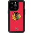 NHL Chicago Blackhawks Solid Background iPhone 15 Pro Waterproof Case