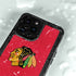 NHL Chicago Blackhawks Solid Background iPhone 15 Pro Waterproof Case