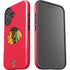 NHL Chicago Blackhawks Solid Background iPhone 16 Impact Case
