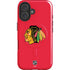 NHL Chicago Blackhawks Solid Background iPhone 16 Magsafe Impact Case
