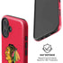 NHL Chicago Blackhawks Solid Background iPhone 16 Magsafe Impact Case