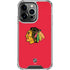NHL Chicago Blackhawks Solid Background iPhone 16 Pro Max Clear Case