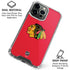 NHL Chicago Blackhawks Solid Background iPhone 16 Pro Max Clear Case