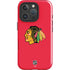 NHL Chicago Blackhawks Solid Background iPhone 16 Pro Max Impact Case