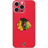 NHL Chicago Blackhawks Solid Background iPhone 16 Pro Max Skin