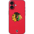 NHL Chicago Blackhawks Solid Background iPhone 16 Skin