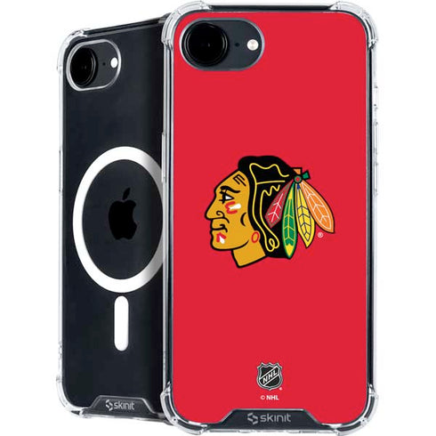 NHL Chicago Blackhawks Solid Background iPhone 16e MagSafe Case