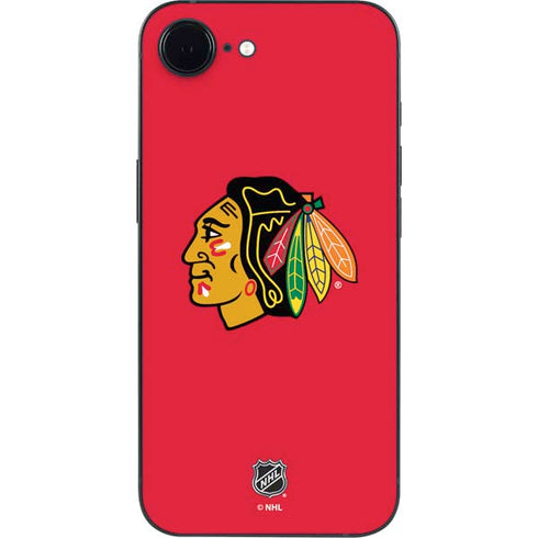 NHL Chicago Blackhawks Solid Background iPhone 16e Skin