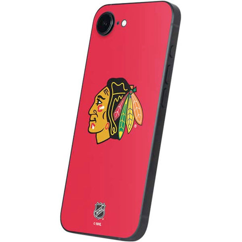 NHL Chicago Blackhawks Solid Background iPhone 16e Skin