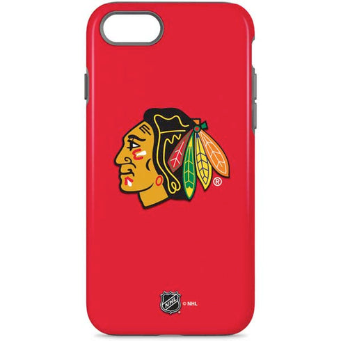 NHL Chicago Blackhawks Solid Background iPhone Cases
