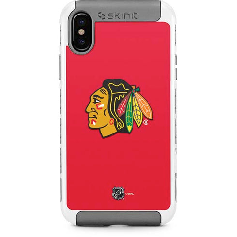 NHL Chicago Blackhawks Solid Background iPhone Cases