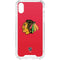 NHL Chicago Blackhawks Solid Background iPhone XS Clear Case