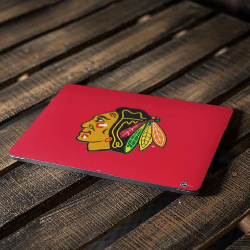 NHL Chicago Blackhawks Solid Background Apple MacBook Air Skin