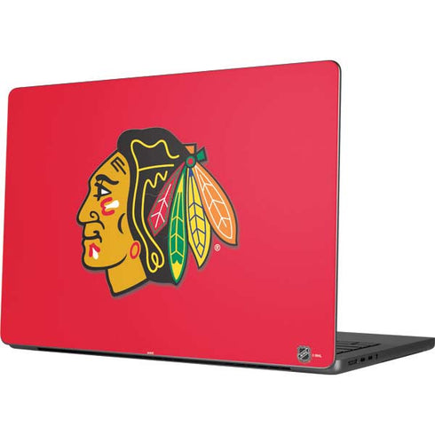 NHL Chicago Blackhawks Solid Background Apple MacBook Pro 14-inch Skin