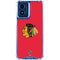 NHL Chicago Blackhawks Solid Background Moto G 5G (2024) Clear Case