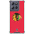 NHL Chicago Blackhawks Solid Background Moto G Play 5G (2025) Clear Case