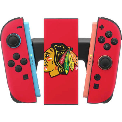 NHL Chicago Blackhawks Solid Background Nintendo Switch 2 (2025) Joy-Con Controller Skin
